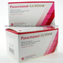 Pharmazeutika Fertige Medizin Analgetische und Antipyretische Paracetamol-Injektion